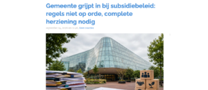 Subsidiebeleid Alphen aan den Rijn | Haute Equipe